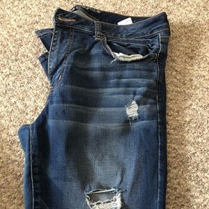 American Eagle Skinny Distress Jeans Sz14